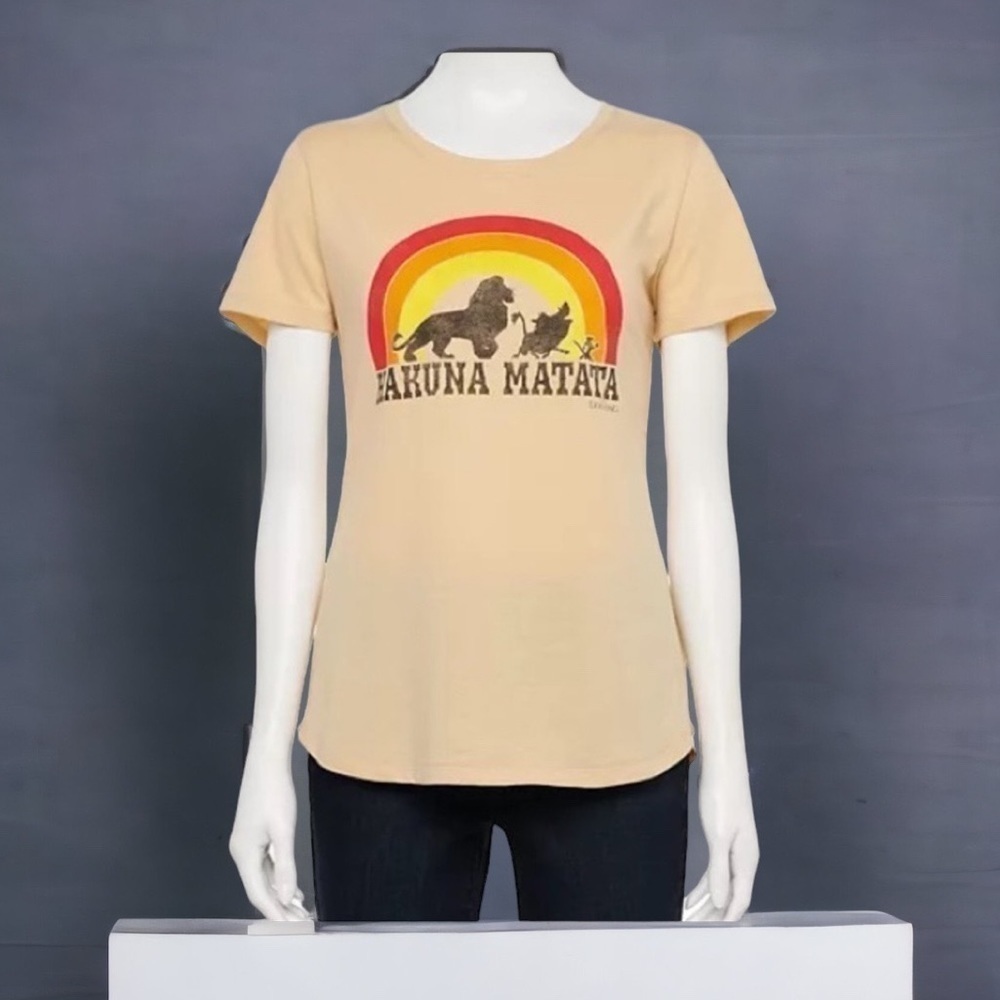 Disney Lion King Hakuna Matata T-shirt NWT 2X Women’s Tan